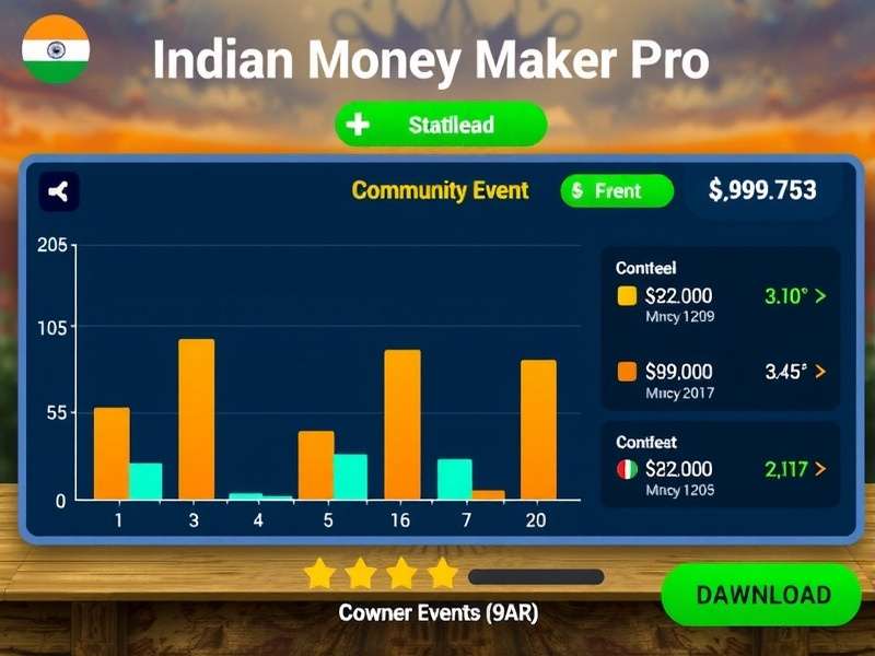 Indian Money Maker Pro download statistics graph
